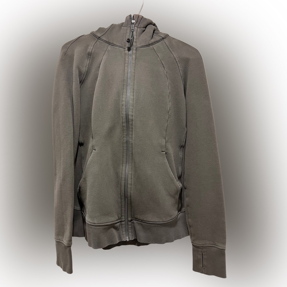 Women’s Zip-Front Hoodie Jacket - Olive
